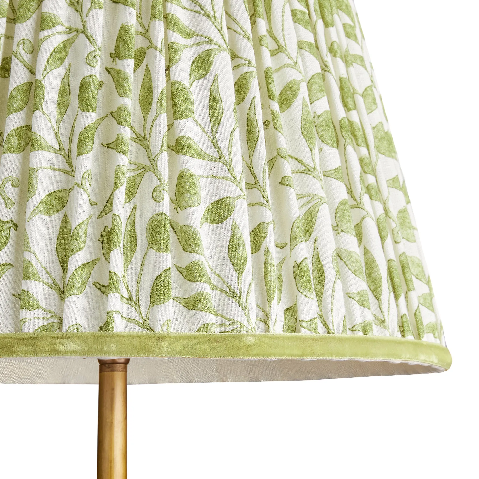 20cm empire shade in thyme Rosehip linen by Morris & Co.