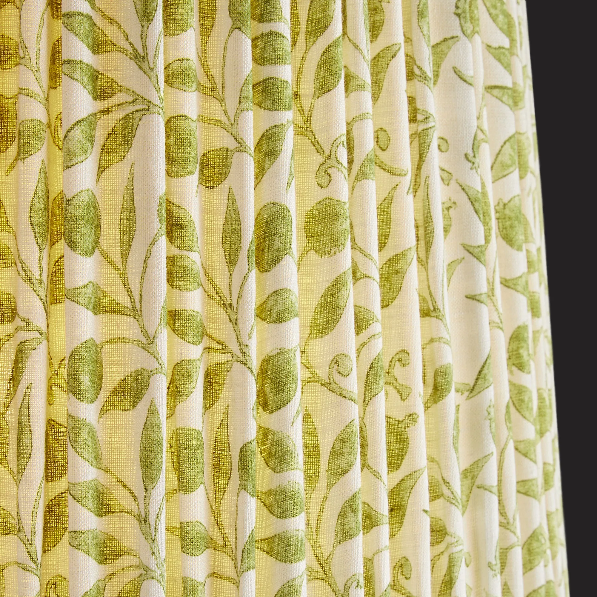 20cm empire shade in thyme Rosehip linen by Morris & Co.