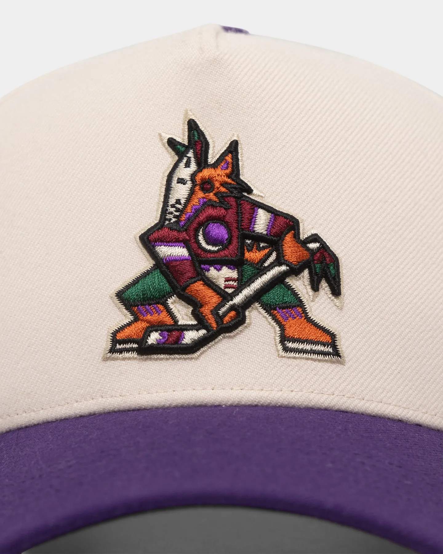 47 Brand Arizona Coyotes 'LA Kings X Arizona Coyotes' 47 MVP DT Snapback Natural/Purple