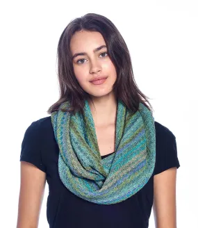 Alpaca Infinity Scarf - Printed - Seaweed