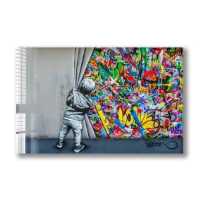 Behind The Curtains - Banksy