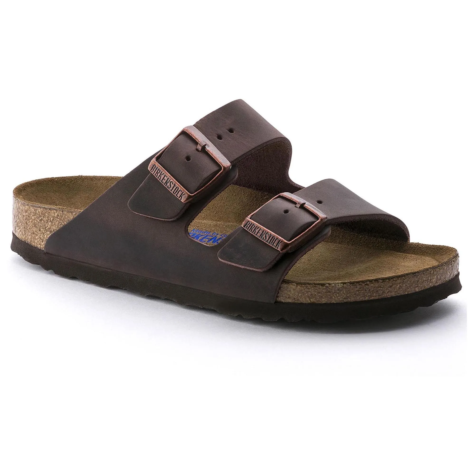 BIRKENSTOCK ARIZONA SOFT FOOTBED HABANA OILED LEATHER UNISEX