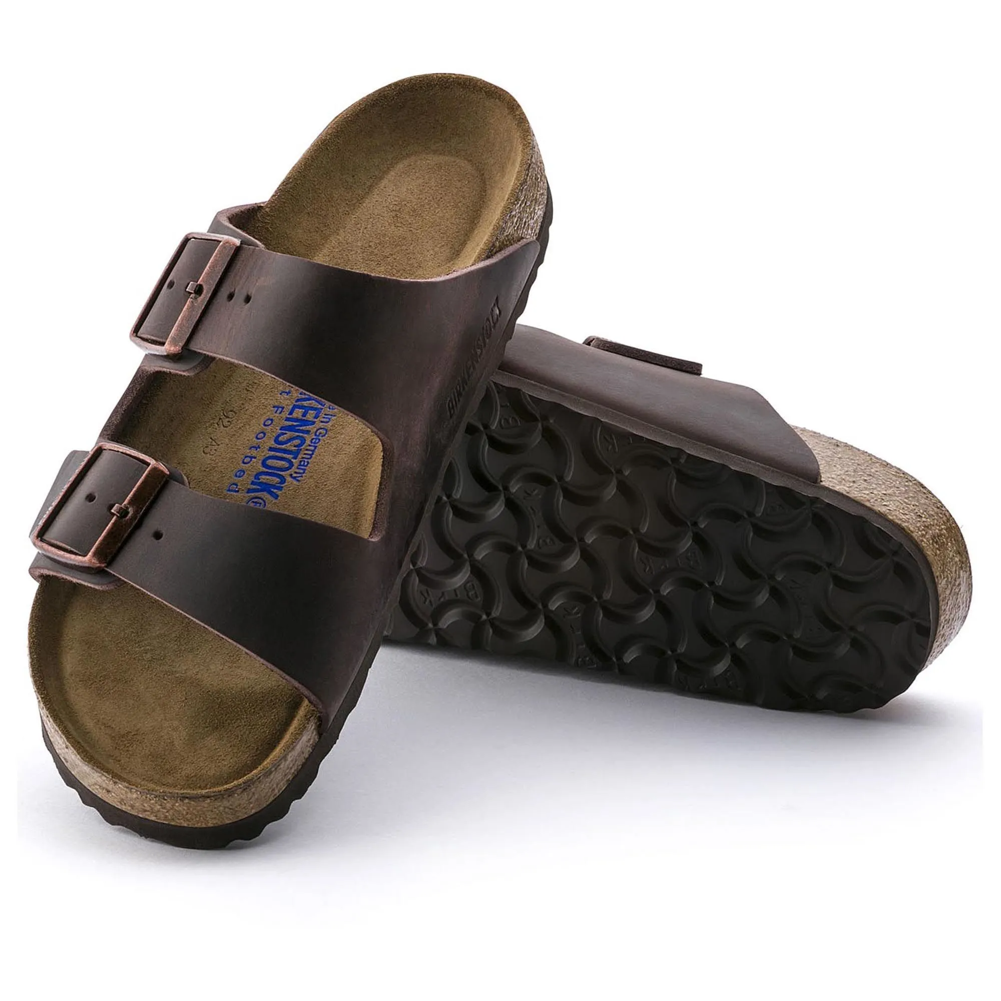 BIRKENSTOCK ARIZONA SOFT FOOTBED HABANA OILED LEATHER UNISEX