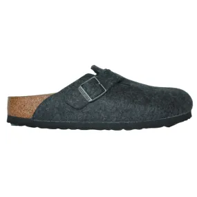 Birkenstock Slippers - Boston Wooly - Charcoal