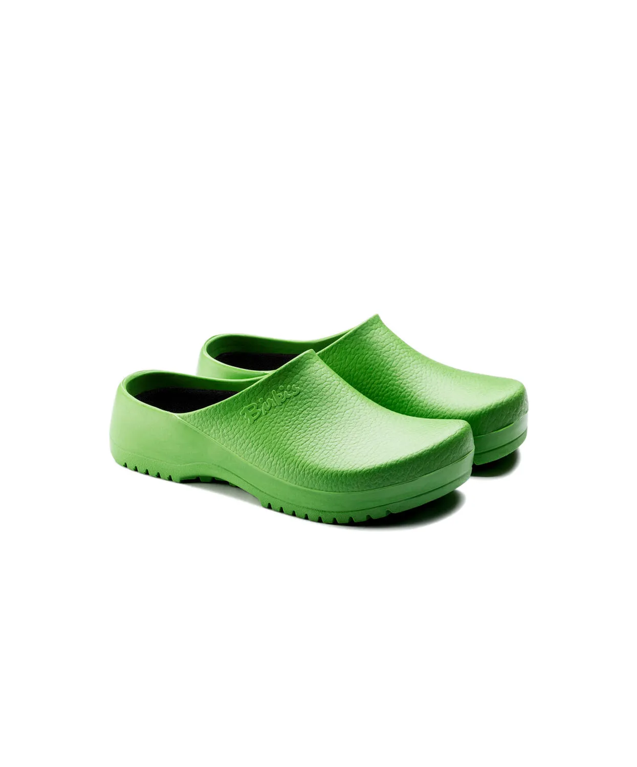 Birkenstock Super Birki PU Apple Green Clogs