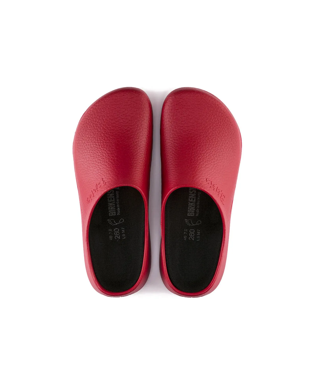 Birkenstock Super Birki PU Red Clogs