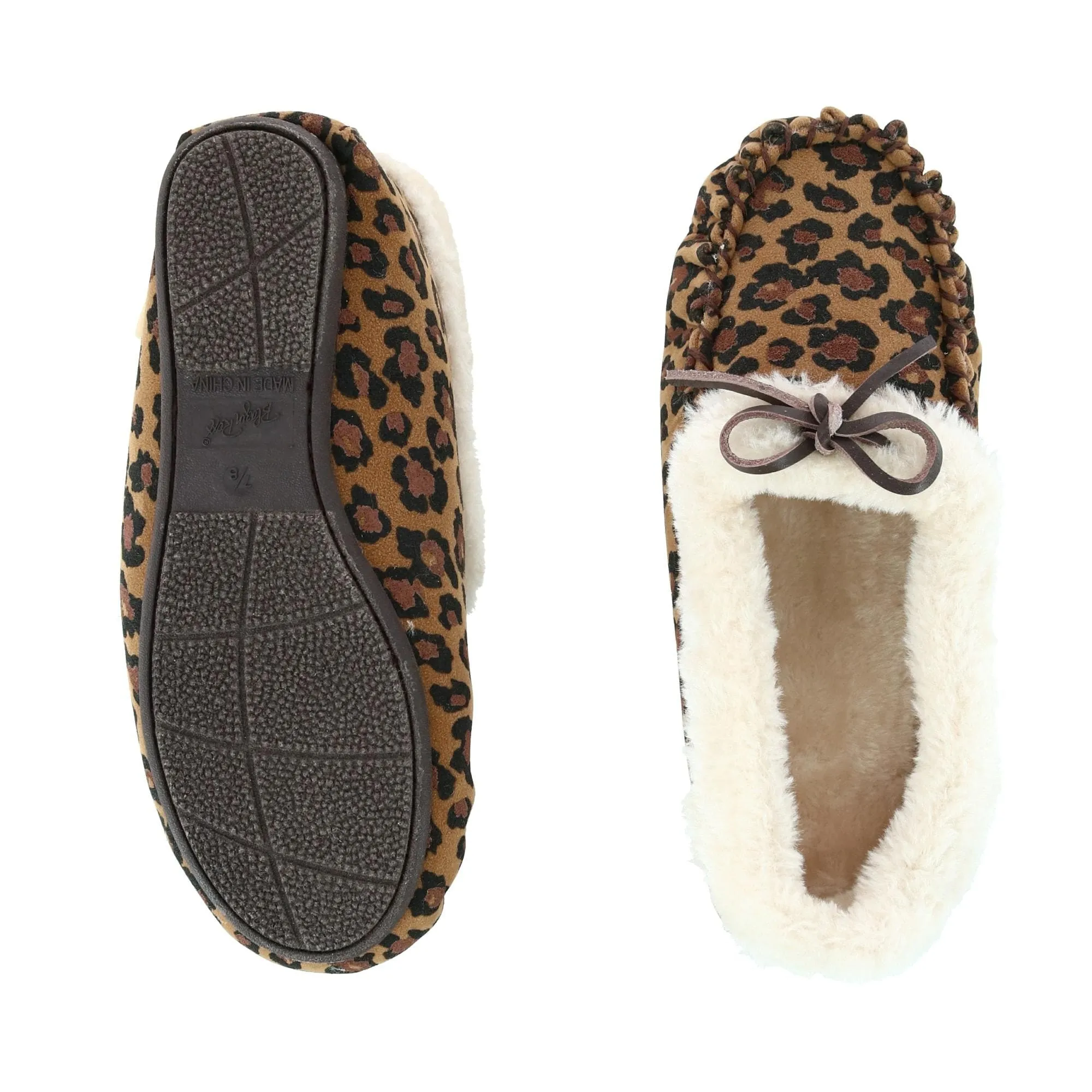 Blazin Roxx Women's Kate Leopard Print Moccasin Slipper