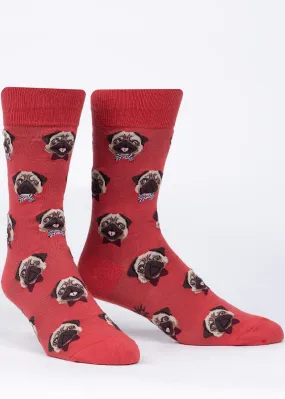 Bowtie Pugs Men's Socks