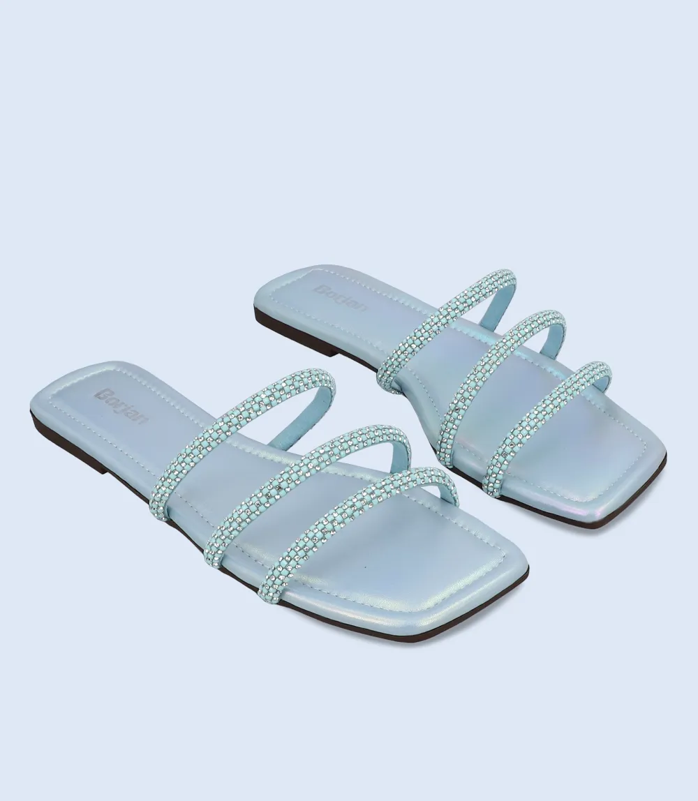 BW10012-BLUE-Women Slipper