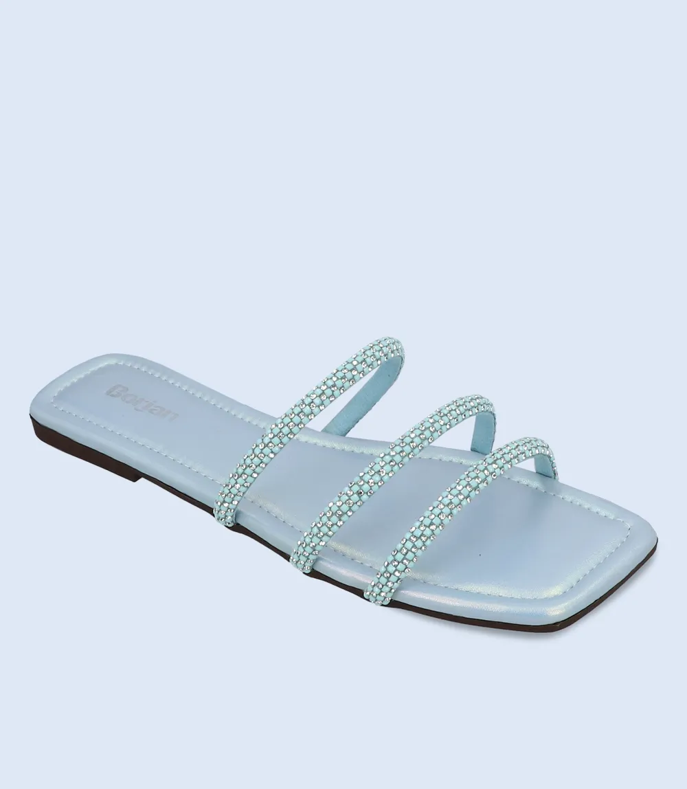 BW10012-BLUE-Women Slipper