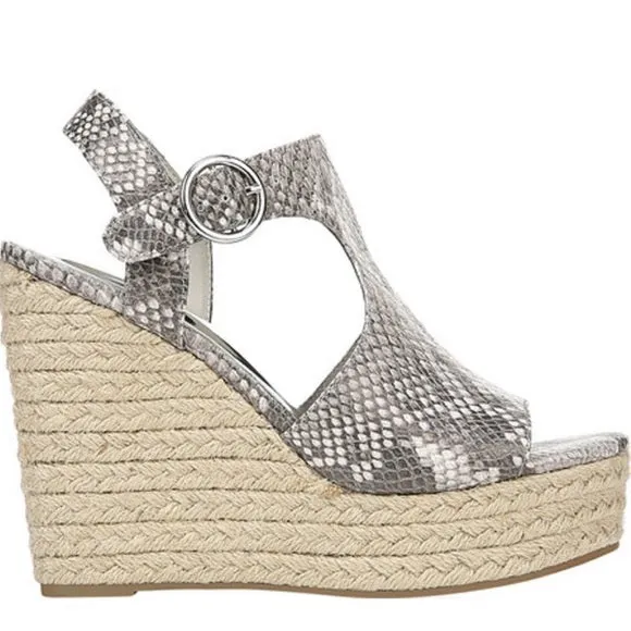 Carlos Santana Ankle Strap Espadrille Wedges