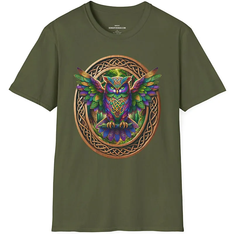 Celtic Owl T-Shirt - Loose Fit