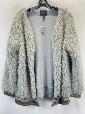 Coat Faux Fur & Sherpa By Jessica Simpson  Size: L