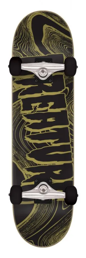 Creature Metallic Swirl Logo Mini 7.75" Complete Skateboard