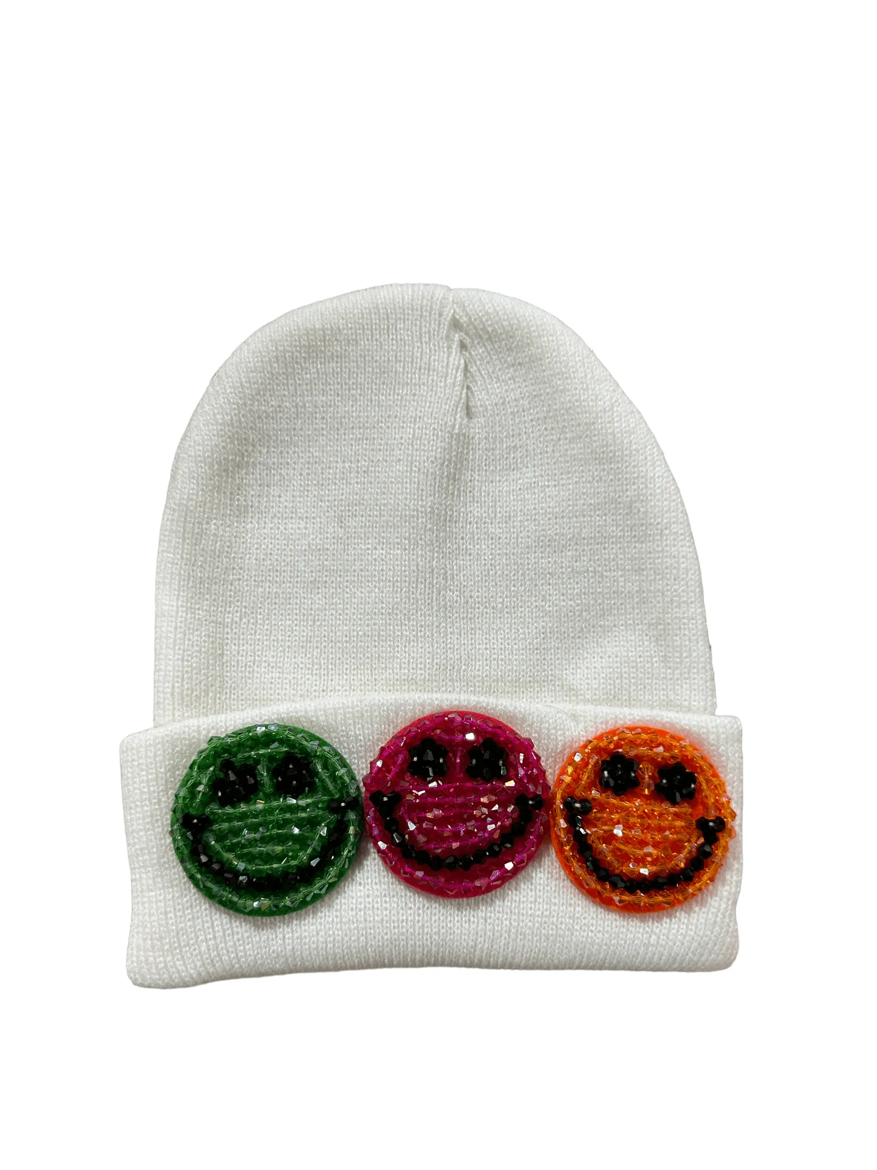 Crystal Rainbow Emoji Beanie