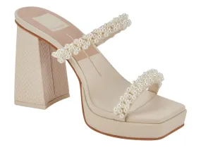 Dolce Vita:  Ariele Heels Vanilla Pearls