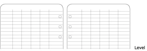 Duksbak - #WL-7 Waterproof Coil Bound Notebook, Level Pattern