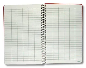 Duksbak - #WL-7 Waterproof Coil Bound Notebook, Level Pattern