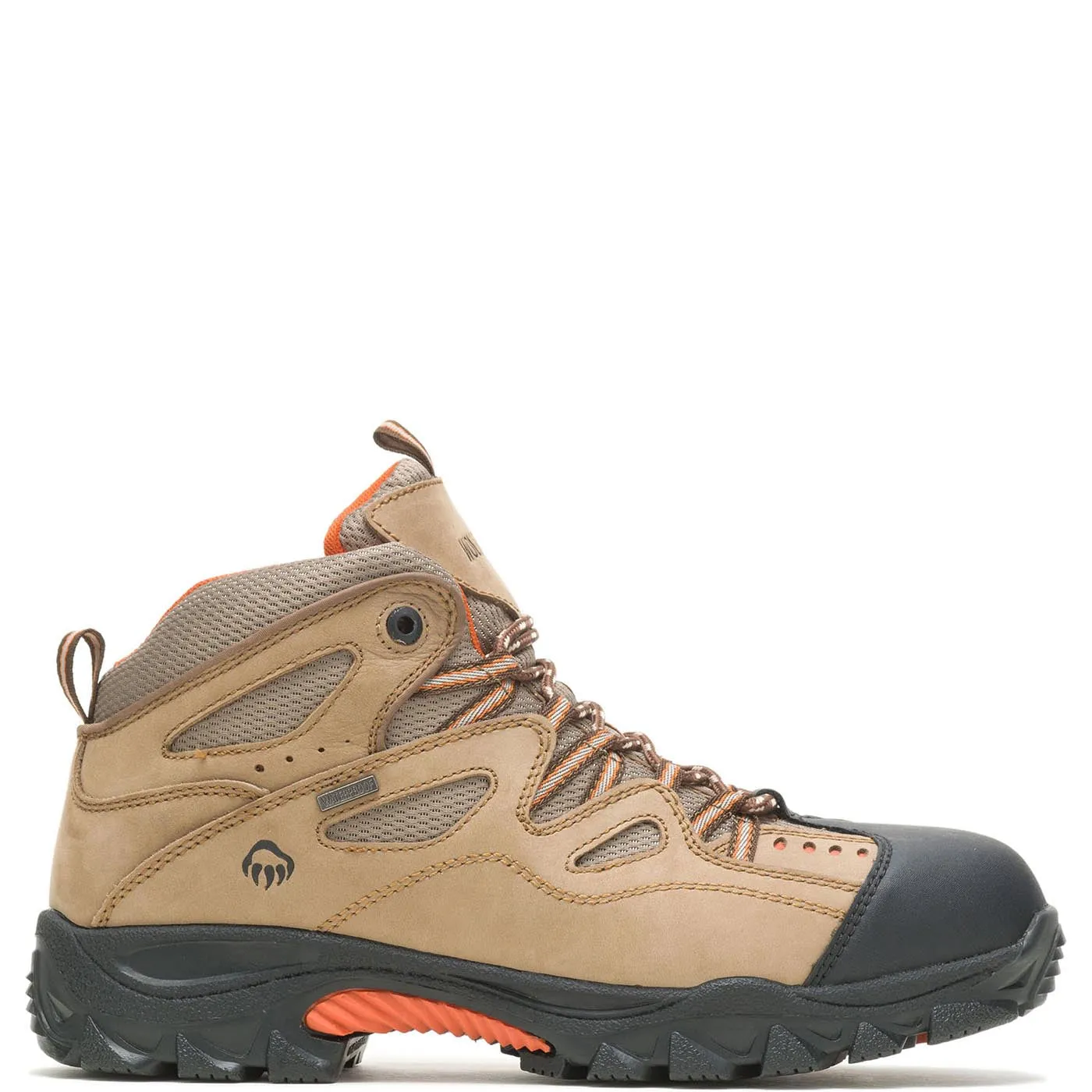 Durant Steel-Toe Waterproof Work Boot Tan/Orange