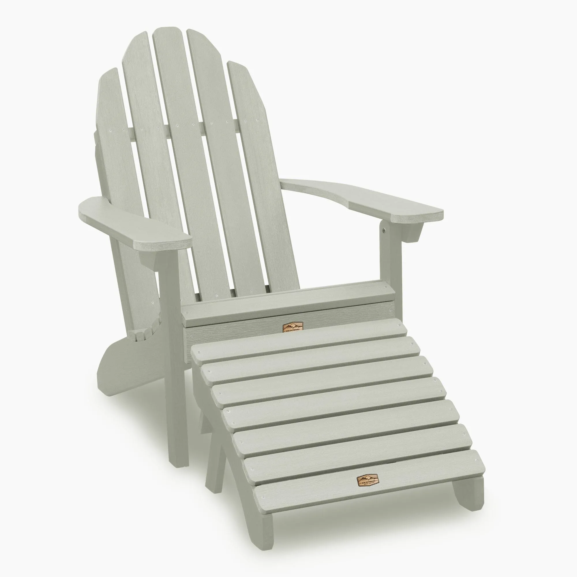 Essential Adirondack Chair with Essential Folding Ottoman