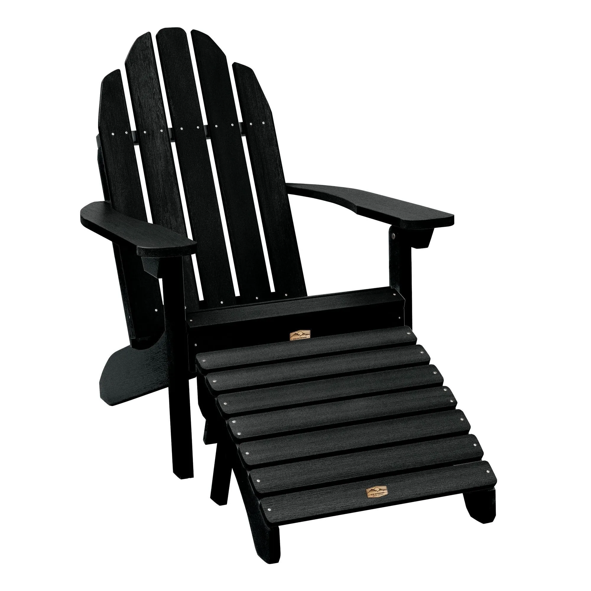 Essential Adirondack Chair with Essential Folding Ottoman