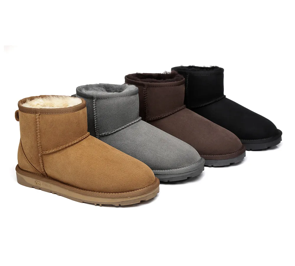 EVERAU® UGG Boots Sheepskin Wool Ankle Mini Classic