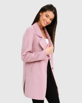 Ex-Boyfriend Wool Blend Oversized Jacket - Lilac