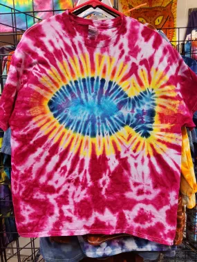 Fish shaped tie-dye T-Shirt