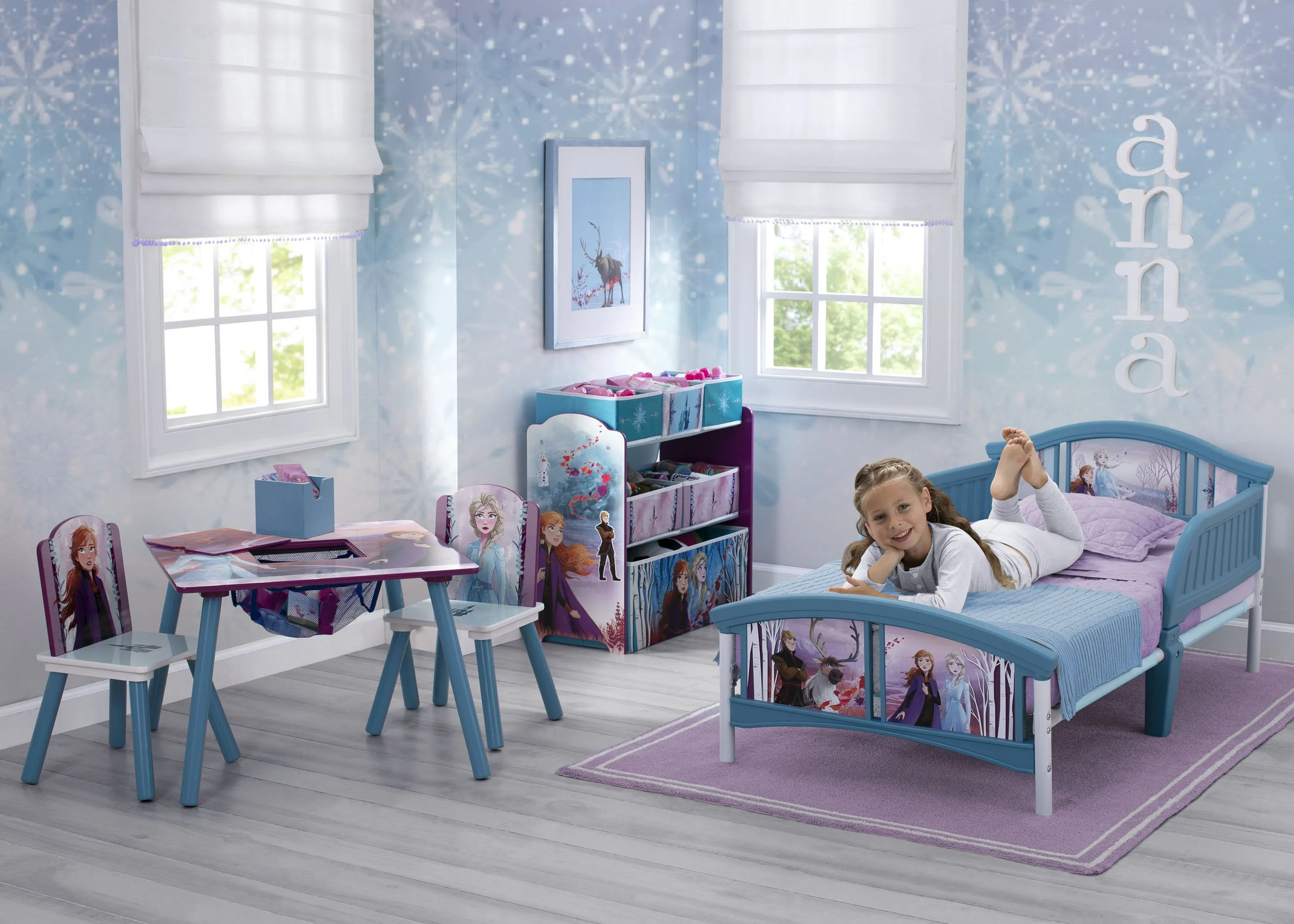 Frozen II Plastic Toddler Bed