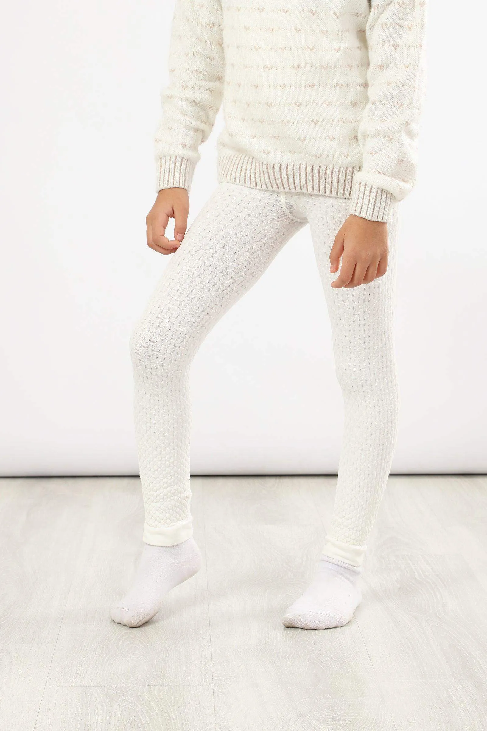 Girly Warm Pattern Legging