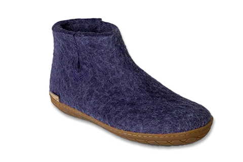 glerups Boot Purple Rubber