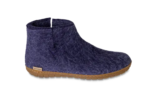 glerups Boot Purple Rubber