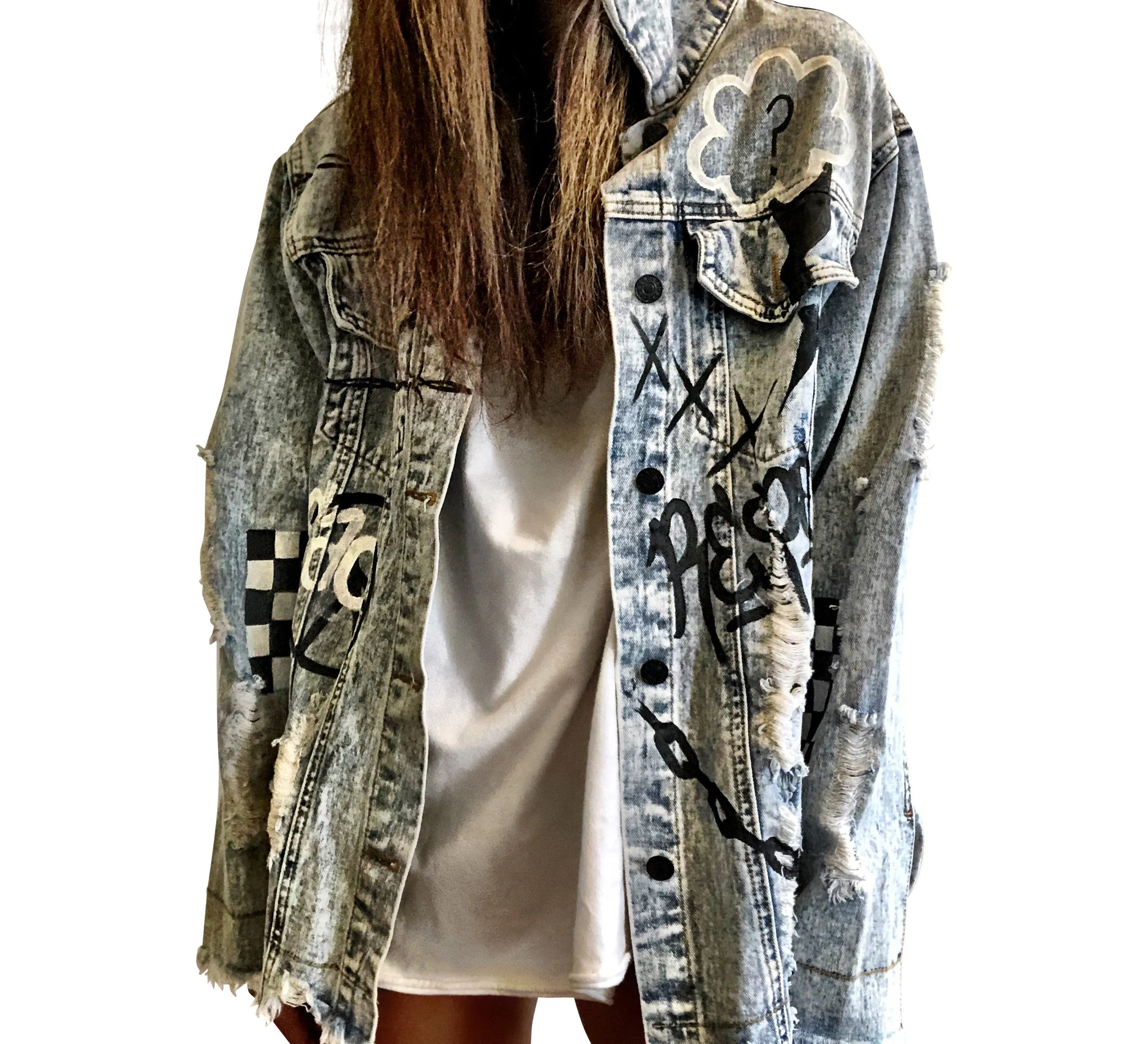 'GRAFFITI GIRL' DENIM JACKET