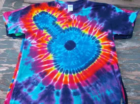 Guitar Shaped Tie-Dye