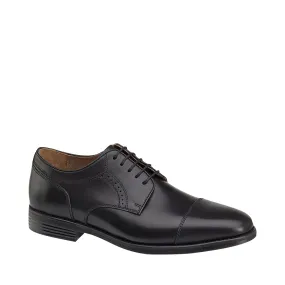 Johnston & Murphy Men's Branning Cap Toe Waterproof Oxford in Black