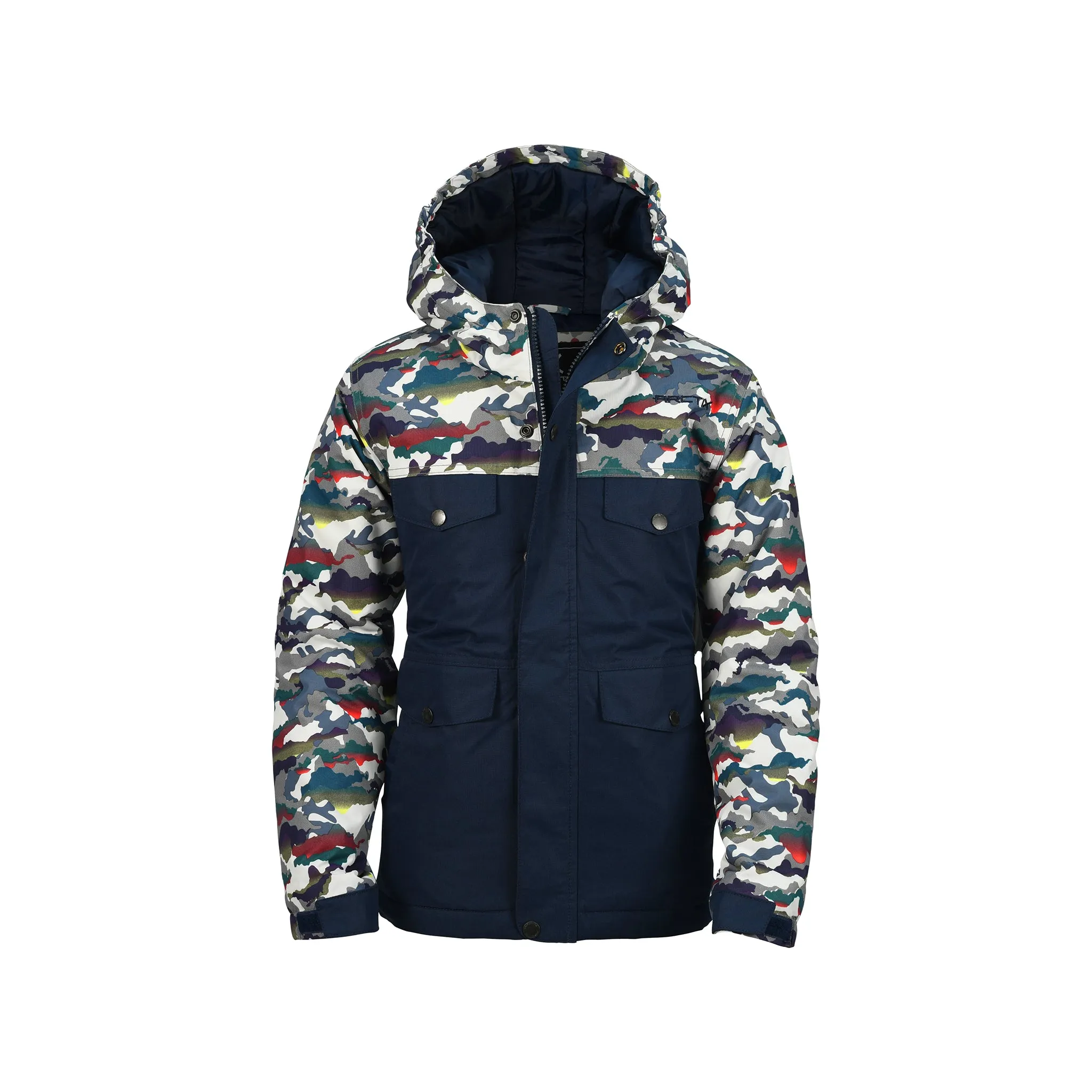 Kids Camo Slalom Insulated Winter Jacket