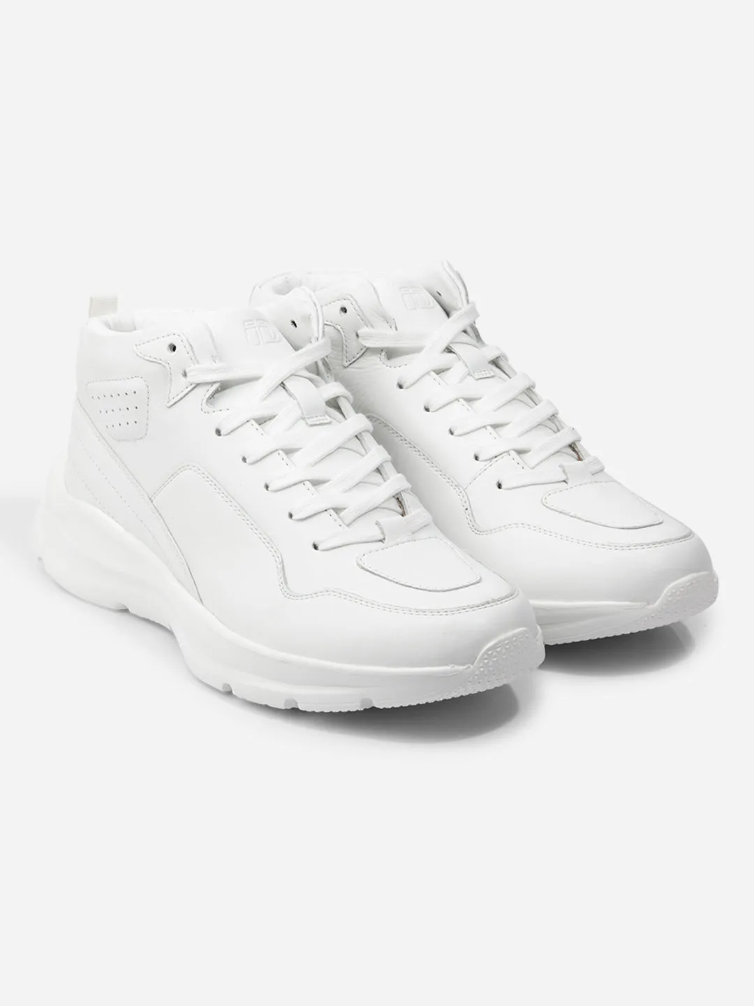 Men White Leather Sneaker (ID3093)