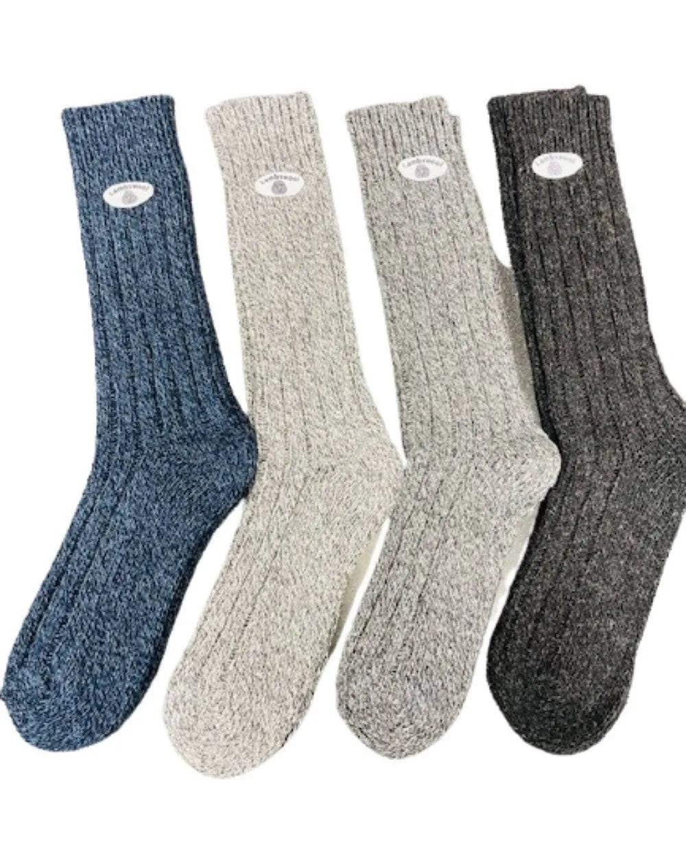 Men's Crew Socks in Regenerated Wool - Ecofriendly Socks!