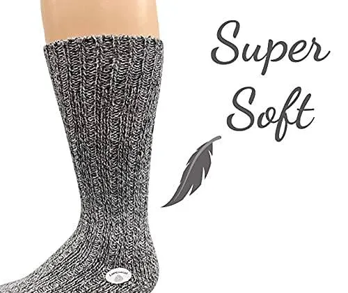 Men's Crew Socks in Regenerated Wool - Ecofriendly Socks!