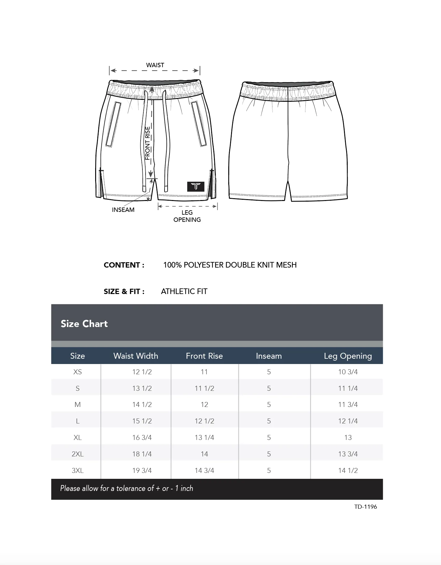 Mesh Training Short (5" Inseam) - Prism