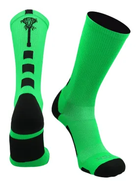 Midline Lacrosse Logo Crew Socks