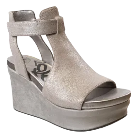 MOJO in SILVER Wedge Sandals