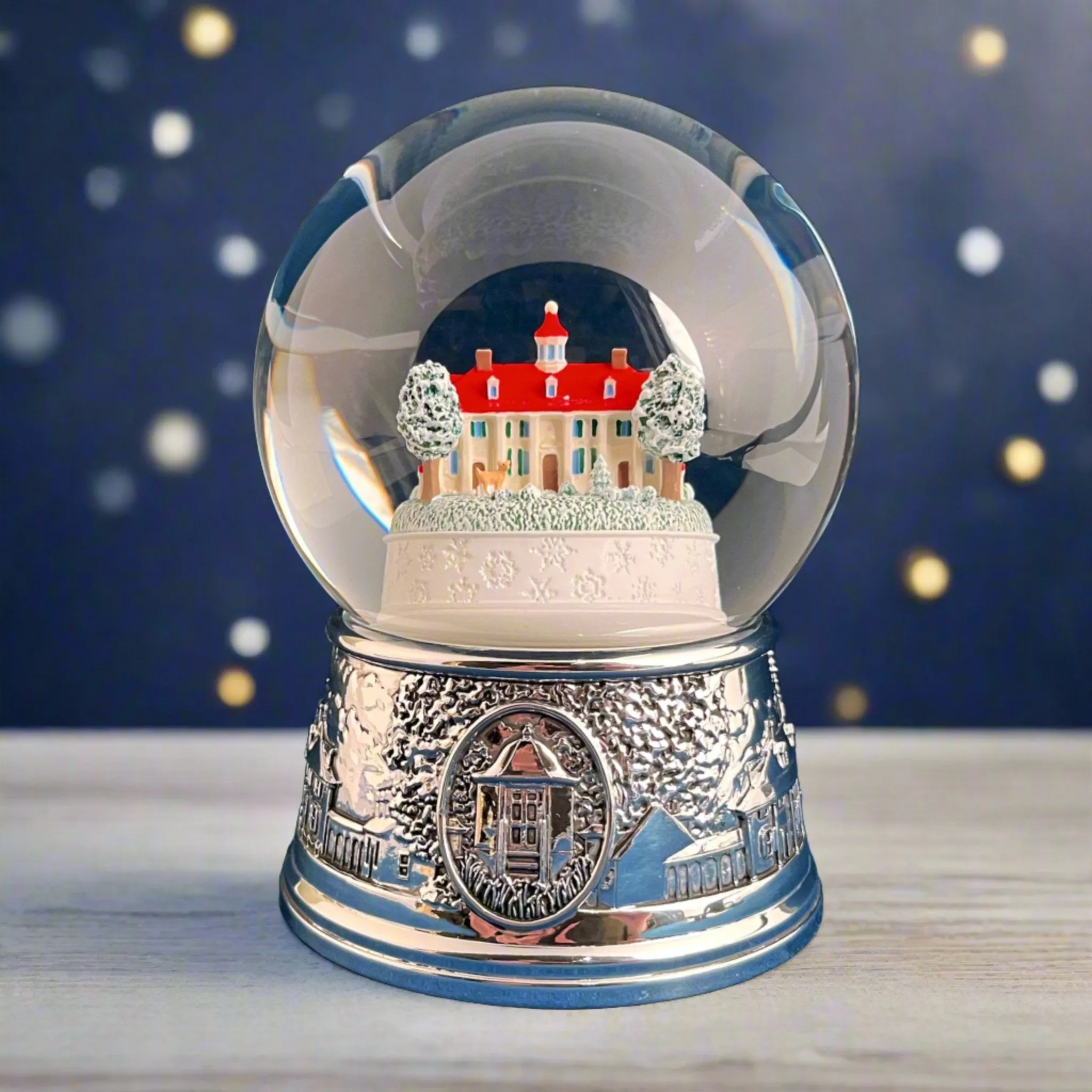 Mount Vernon Musical Snow Globe