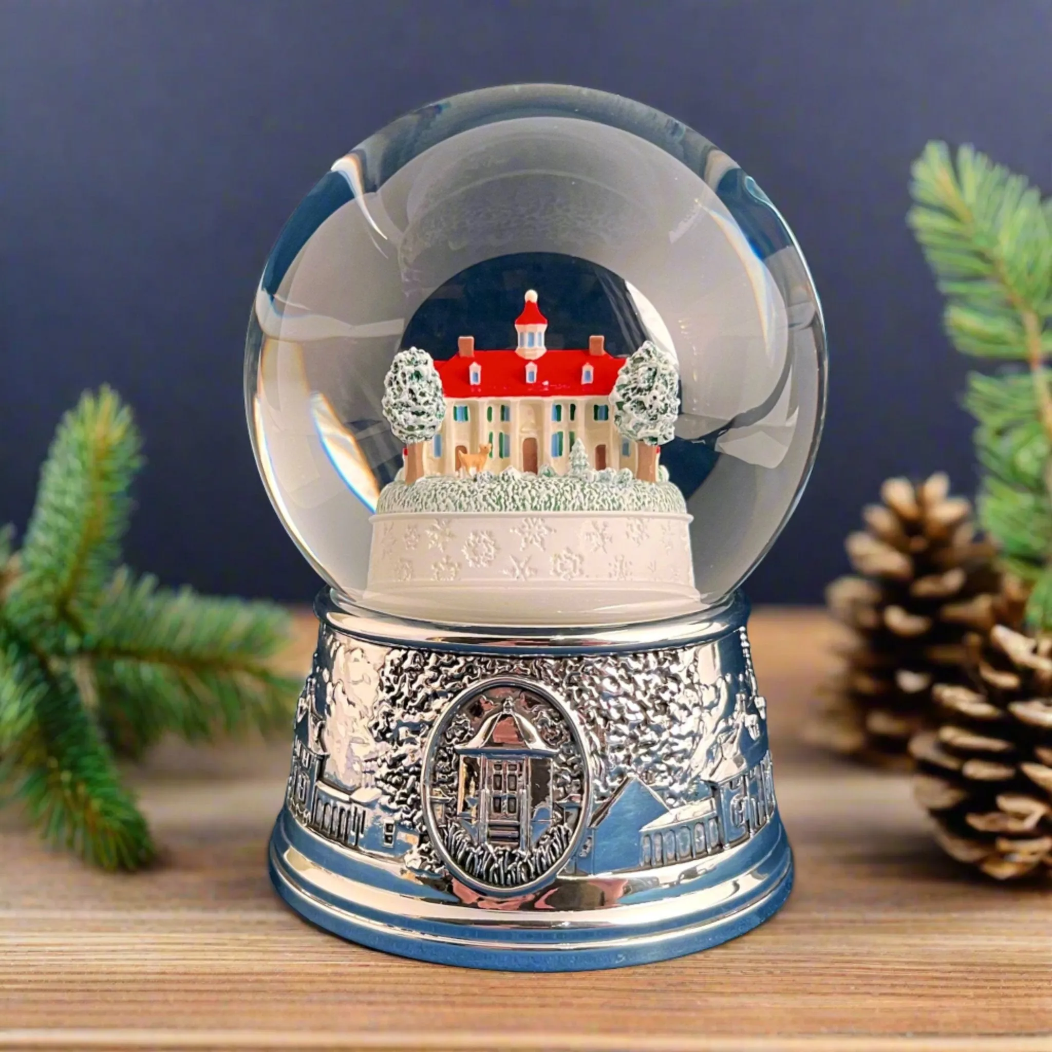 Mount Vernon Musical Snow Globe