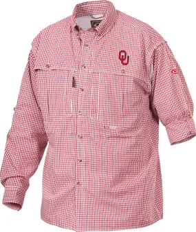 Oklahoma Plaid Wingshooter's Shirt Long Sleeve