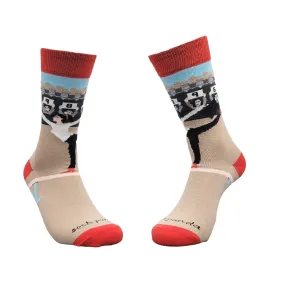 Olympic Business Woman Balance Beam Sock from the Sock Panda