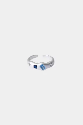 Preciosa Ring - Square Blue