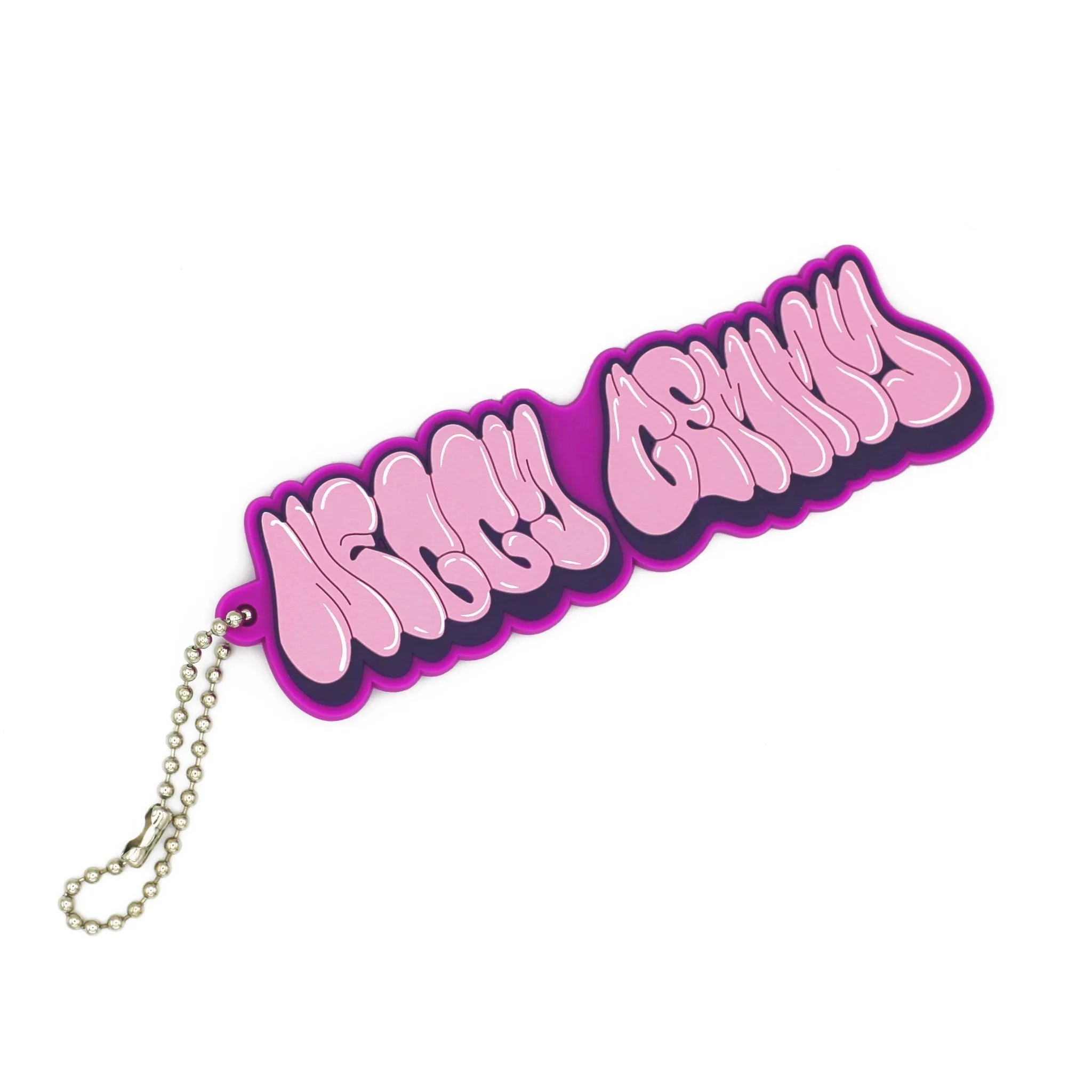 "Neggy Gemmy" Graffiti Keychain