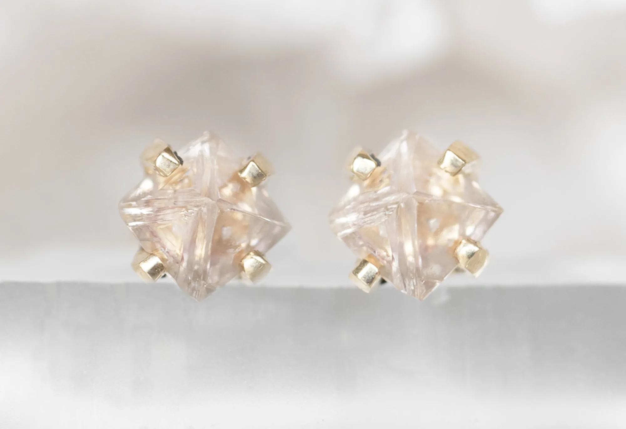 Rough Diamond Stud Earrings