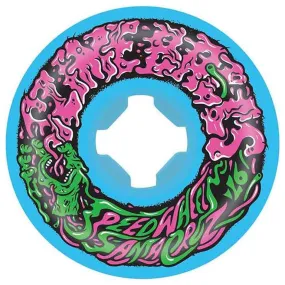 Santa Cruz Vomit Mini II Blue 53mm 97A Slime Balls Wheels - Ruedas